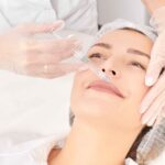 a person undergoing lip filler